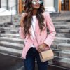 Steet Wear Elegant buttons Casual Long Sleeve Office Ladies Blazer - Image 3