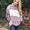 Casual Long Sleeve Zipper Soft Warm Sweatshirt - Image 3