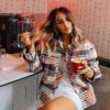 Casual Streetwear Plaid Long sleeve Coat - Image 2