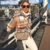 Casual Streetwear Plaid Long sleeve Coat