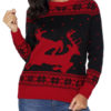 Christmas Hoodie Long Sleeves Cotton Blend Hooded Sweatshirt - Image 2