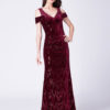 Cold Shoulder Floor Length Formal Evening Gowns