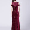 Cold Shoulder Floor Length Formal Evening Gowns - Image 3