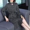 Dotted Elegant Ruffles Mini Dress - Image 5