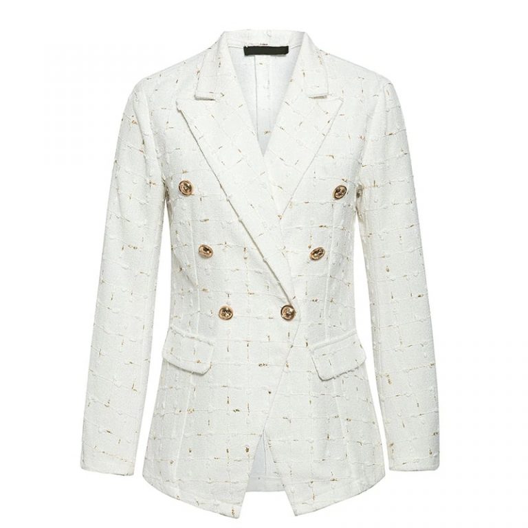 Double breasted office ladies Casual female blazer - Image 7