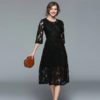 Elegant High Quality Lace Long Dress