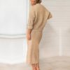 Elegant Long Sleeve Office Lady Sweater - Image 2
