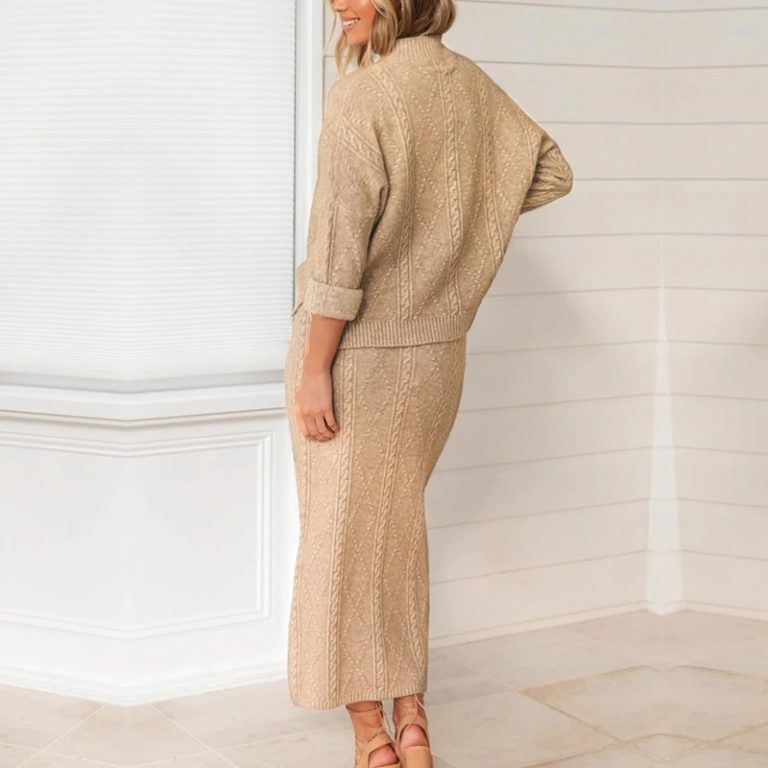 Elegant Long Sleeve Office Lady Sweater - Image 2