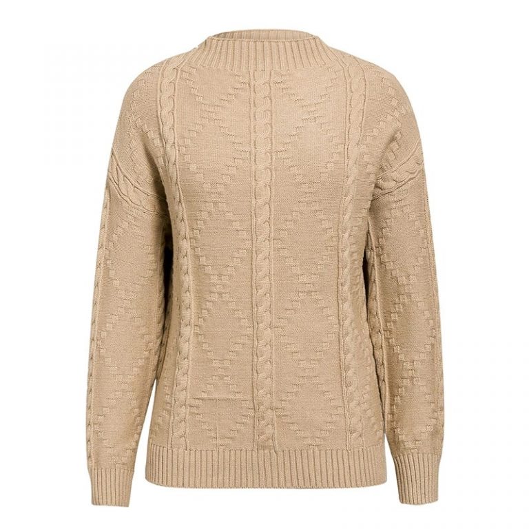 Elegant Long Sleeve Office Lady Sweater - Image 3