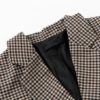 Fashion double breasted plaid slim fit office ladies blazer - Image 3