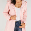 Faux Fur Casual Layered Hooded Coat