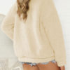 Faux Fur Long Sleeve Coat - Image 3