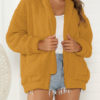Faux Fur Long Sleeve Coat - Image 6