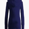 Fleece Hoodie Sport Jacket Leopard Zippered Coat - Image 3