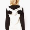 Fleece Panda Casual Long Sleeve Street Wear Hoodie - Image 3
