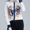 Floral Print Buttons Long Sleeves Shirt - Image 2