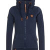 Full Zip Long Sleeve Oversized Hooded Jacket With Pockets - Image 9