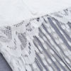 High Collar Lace Short Sleeves Cupless Semi Formal Party Dresses - Image 6