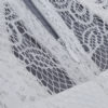 High Collar Lace Short Sleeves Cupless Semi Formal Party Dresses - Image 7