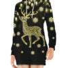 Hoodie Christmas Print Oversized Long Sleeves Sweatshirt - Image 3