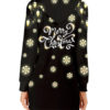 Hoodie Christmas Print Oversized Long Sleeves Sweatshirt - Image 4