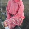 Streetwear Oversize Turtleneck Pullover Sweater - Image 4