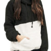 Long Sleeve Color Block Sweatshirt