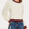 Long Sleeve Two Tone Sweatshirt