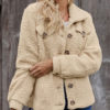 Long Sleeves Casual Oversized Turndown Collar Faux Fur Coats - Image 2