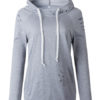 Long Sleeves Hooded Sweatshirt - Image 5
