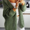 Long Sleeves Knitted Ovesized Sweaters Cardigans