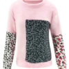 Long Sleeves Leopard Print Sweatshirt - Image 2