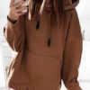 Hoodie Long Sleeves Pockets Hooded Sweatshirt - Image 6