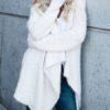 Long Sleeves V Neck Irregular Sweaters Cardigans - Image 2