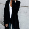 Long Sleeves V Neck Irregular Sweaters Cardigans - Image 3