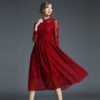 Office Lady A-Line Long Party Dress