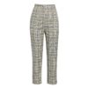 Office ladies plaid Casual street wear pants
