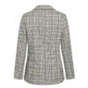 Office ladies plaid double breasted Casual streetwear blazer - Image 2