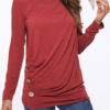 Outerwear Long Sleeves Buttons Hoodies Sweatshirts - Image 5