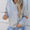 Outerwear Long Sleeves Casual Hooded Sweatshirt