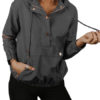 Outerwear Long Sleeves Hooded Sweatshirt