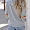Outerwear Long Sleeves Casual Hooded Sweatshirt - Image 3