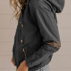 Outerwear Long Sleeves Hooded Sweatshirt - Image 3