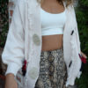 Oversized Cardigans Long Sleeves V Neck Sweaters