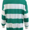 Oversized Striped Sweatshirt Long Sleeve Round Neck Pullover Top - Image 4