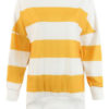 Oversized Striped Sweatshirt Long Sleeve Round Neck Pullover Top - Image 7