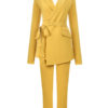 Polyester V Neck Lace Up Sexy Other Long Sleeves Two Piece Sets Outfit - Image 7
