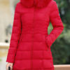 Pom Poms Hooded Zipper Long Sleeves Casual Normal Puffer Coats Outerwear