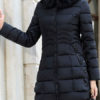 Pom Poms Hooded Zipper Long Sleeves Casual Normal Puffer Coats Outerwear - Image 3
