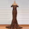 Sequined Sleeveless Mermaid Sexy Prom Dress - Image 4